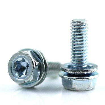 Hexagon flange bolts and Plain washer assemblies