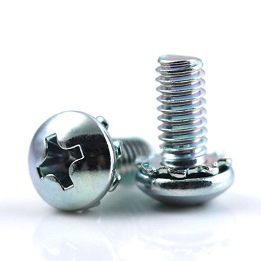 pan head screws and external teeth serrated lock washers assemblies 01