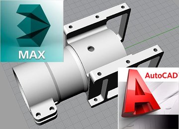 3D model of CNC parts