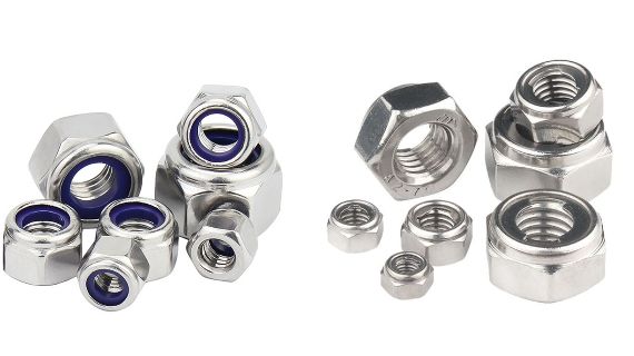 Nyloc nut and metal lock nut