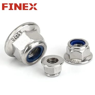 flange nyloc nut